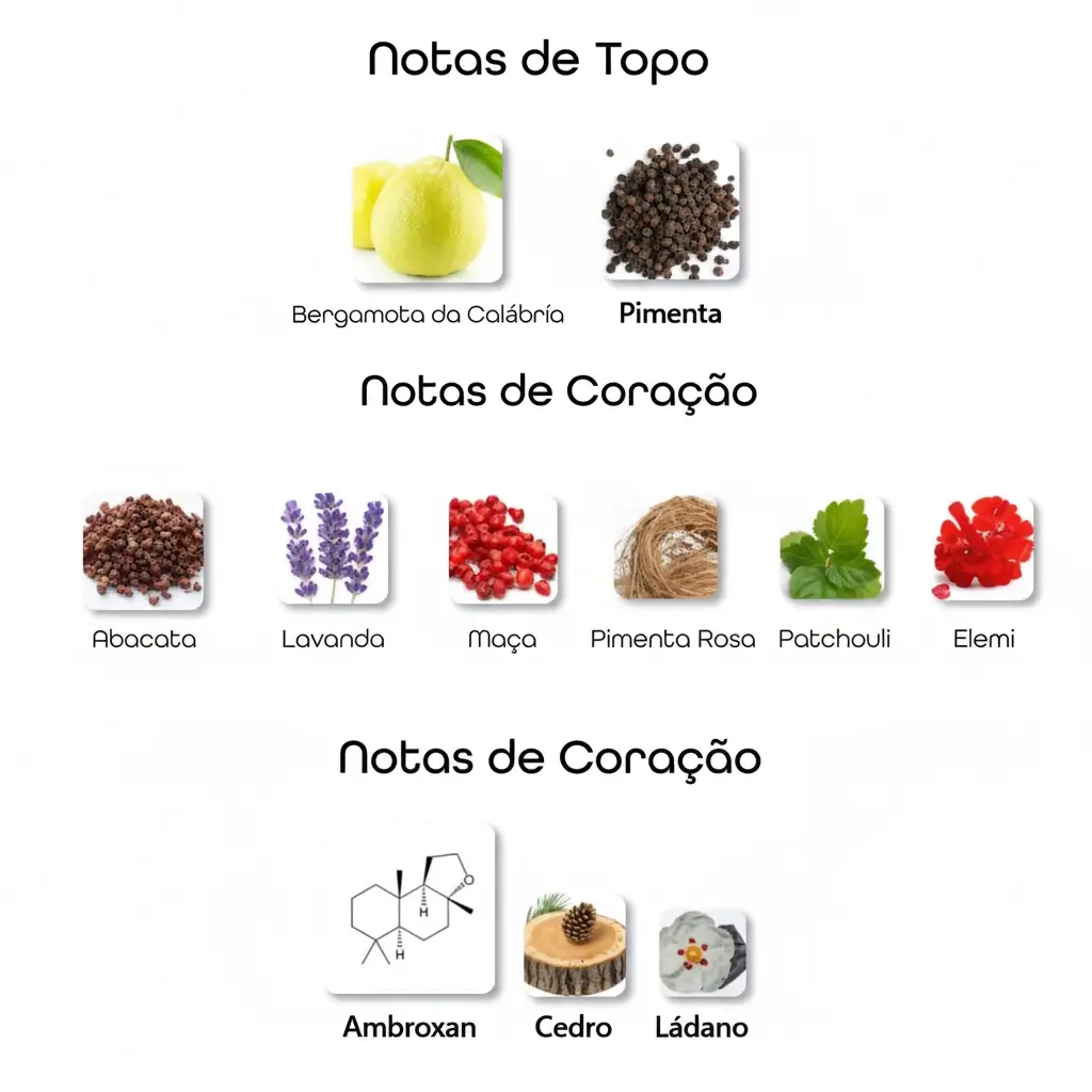 Notas Olfativas sauvage Dior